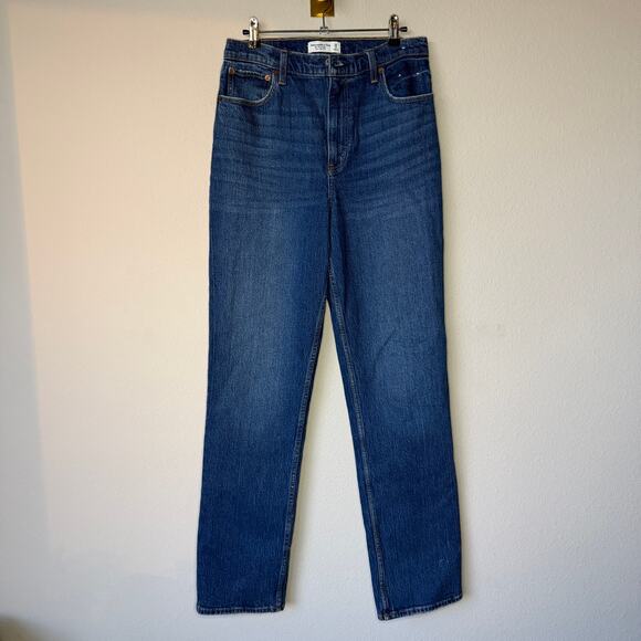 Abercrombie & Fitch 90s Straight Ultra High Rise Jeans Size 29L - Picture 2 of 5